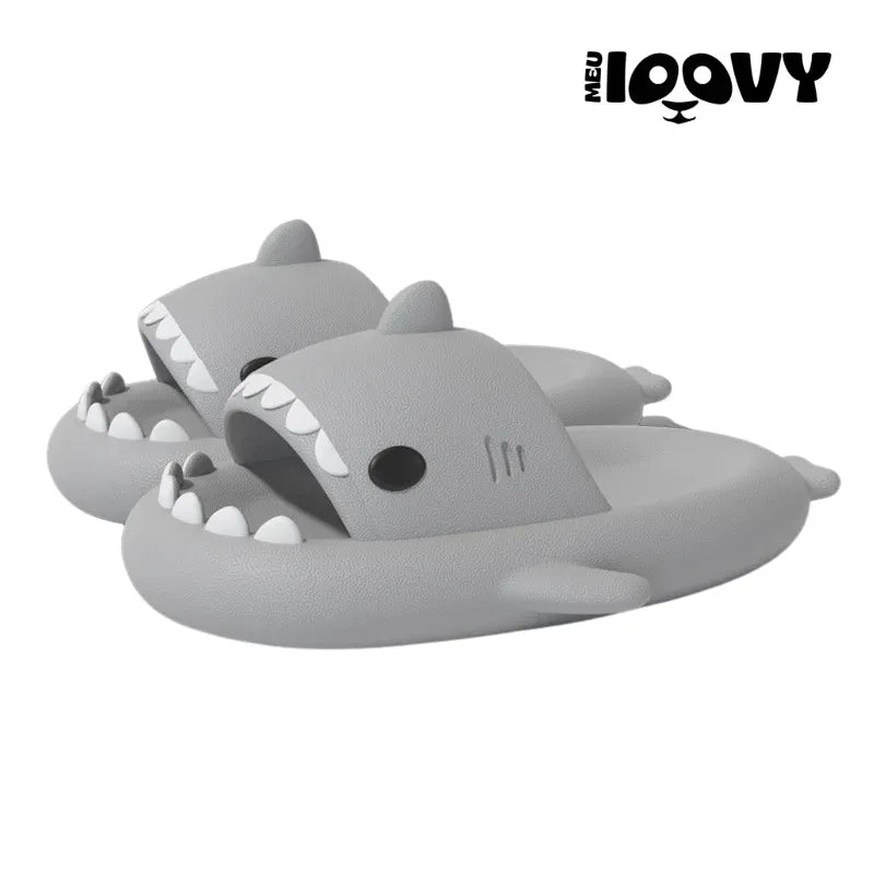 Chinelo Tubarão Unissex Confortável e Divertido