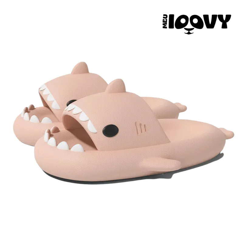 Chinelo Tubarão Unissex Confortável e Divertido