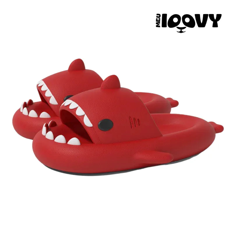 Chinelo Tubarão Unissex Confortável e Divertido
