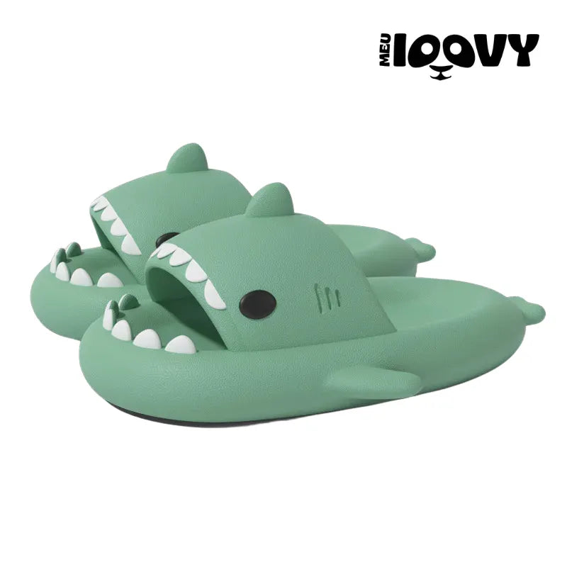 Chinelo Tubarão Unissex Confortável e Divertido