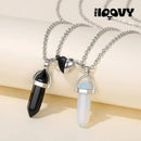 Colar Prata Casal Cristal