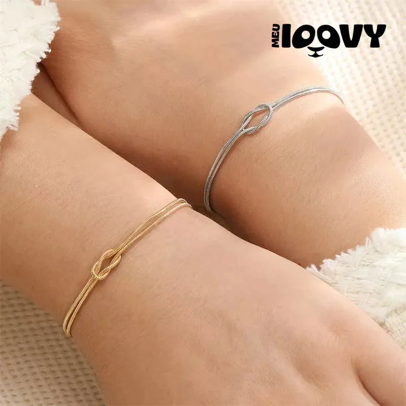 Pulseira Nó delicada Casal