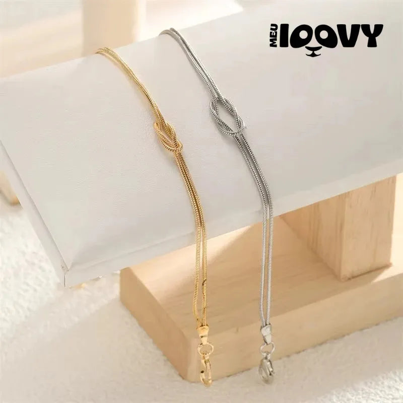 Pulseira Nó delicada Casal