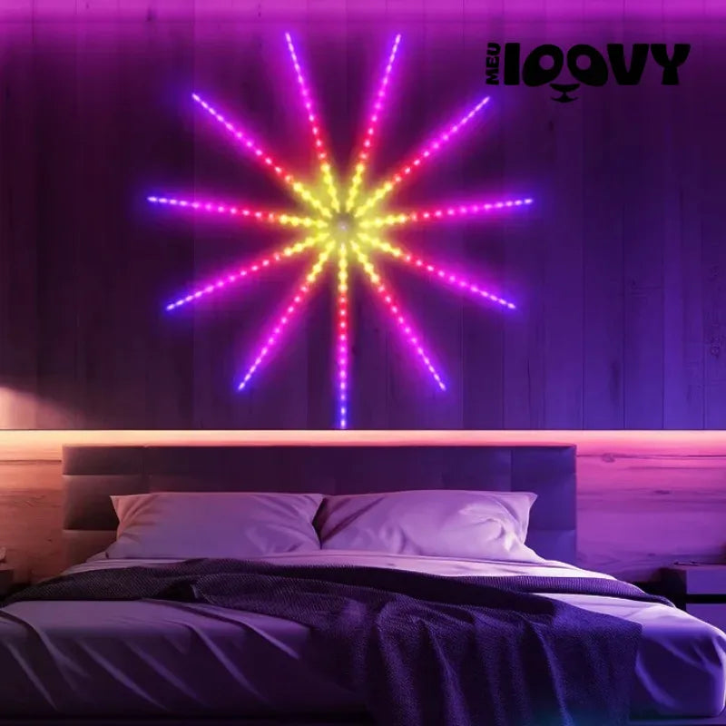 Luz de Led Decorativa com Efeito Sonoro