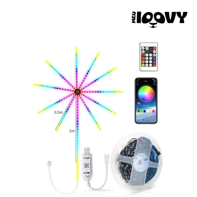 Luz de Led Decorativa com Efeito Sonoro