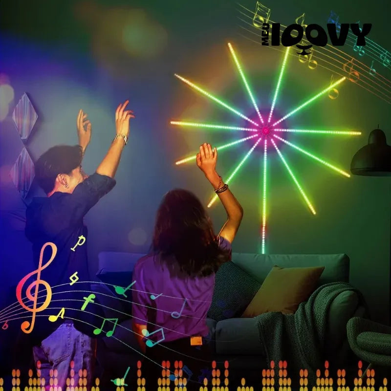 Luz de Led Decorativa com Efeito Sonoro