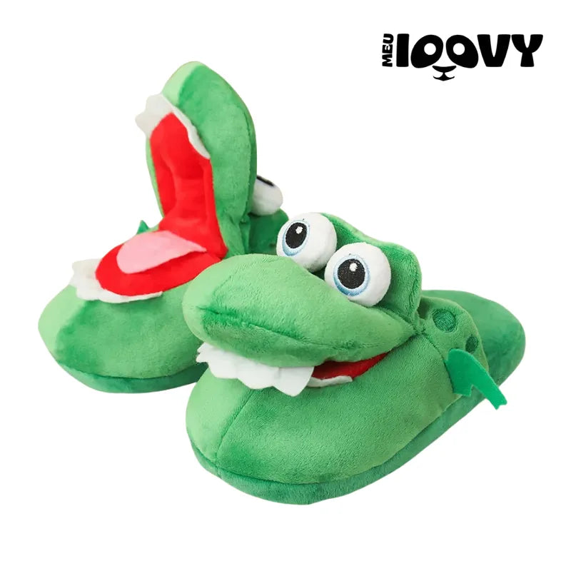 Pantufa Jacaré Unissex Edição Limitada