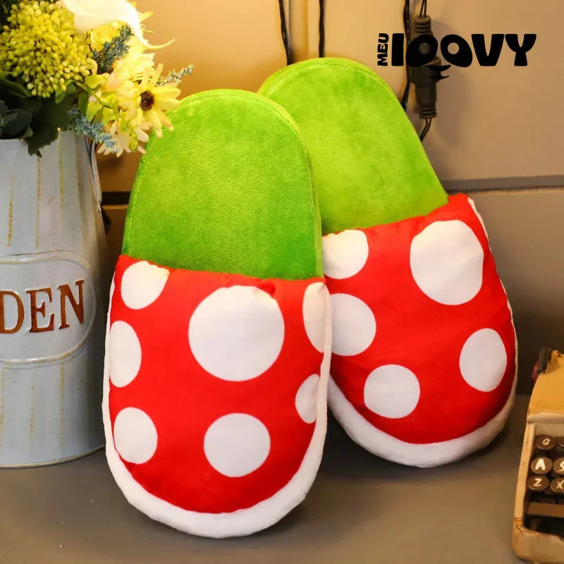 Pantufa Super Mário Unissex Confortável