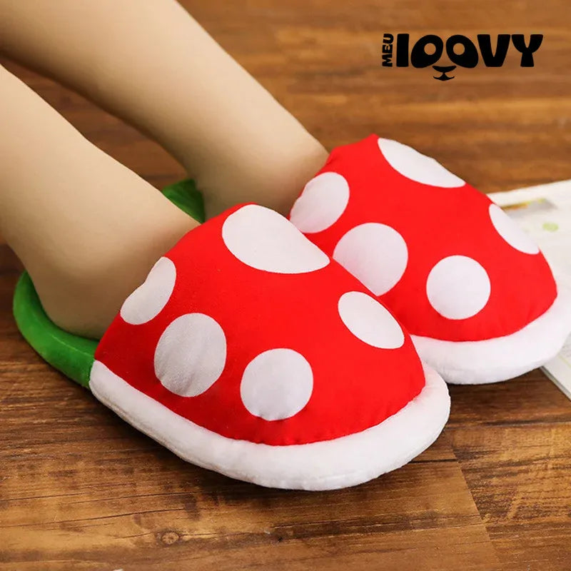 Pantufa Super Mário Unissex Confortável