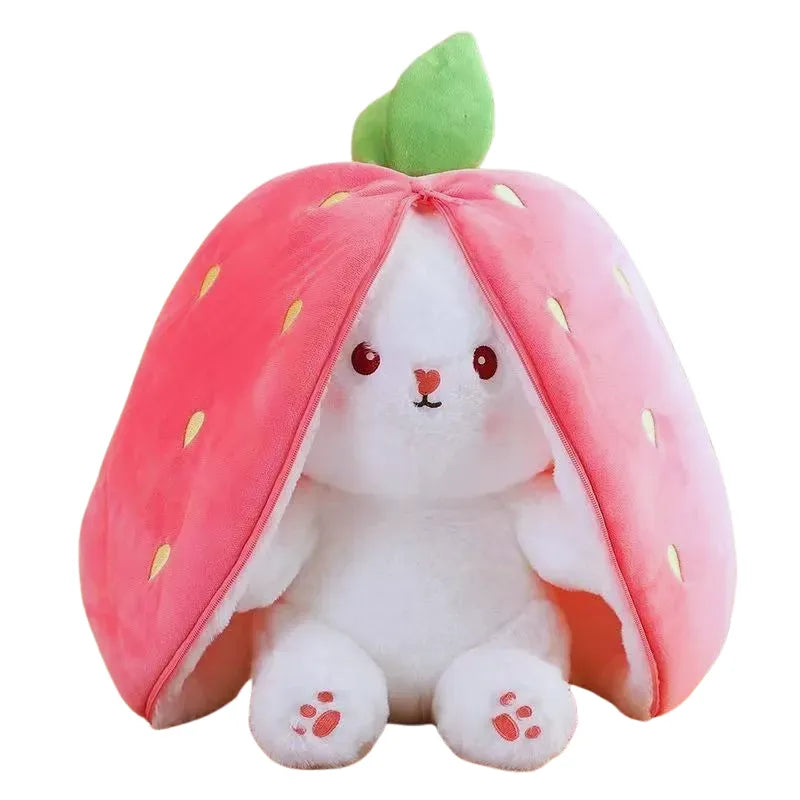 Pelúcia Good Bunny Morango Com Zíper