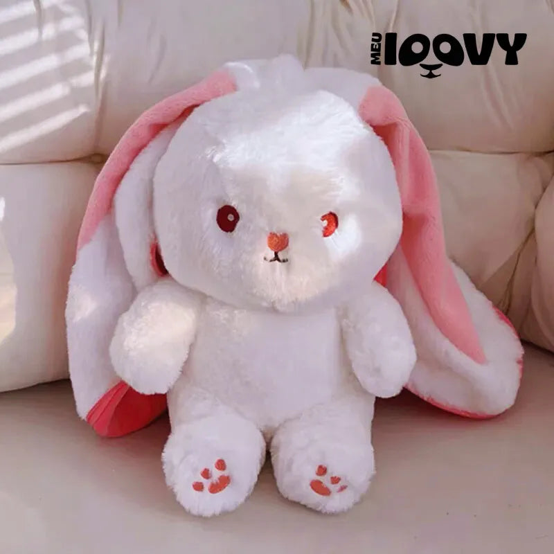 Pelúcia Good Bunny Morango Com Zíper