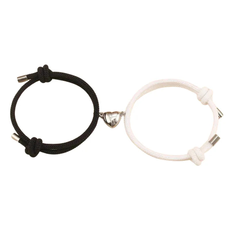 Pulseiras Magnéticas De Coração Casal