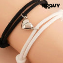Pulseiras Magnéticas De Coração Casal