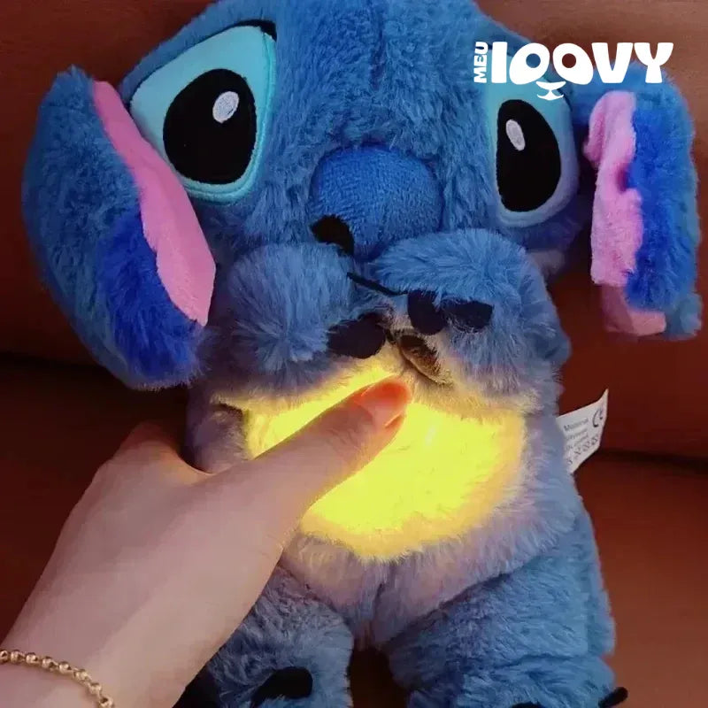 Stitch Que Respira Com Luz E Som Calmante